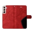 thumbnail image 3 of Wallet Case for Samsung Galaxy S22 with Card Slots Cash Holder Magnetic Clasp Flip Folio Cover, Premium Luxury PU Leather Kickstand Soft Silicone Shockproof Protective Case, Red, 3 of 8