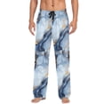 thumbnail image 7 of FORMRS Mens Pajama Pants with Pockets Cotton Sleepwear Lounge Bottoms Sizes S-2XL, Abstract Marble Pattern, 7 of 7