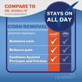 thumbnail image 3 of LEADER Medicated Corn Removers, Salicylic Acid 40%, Toe Corn Treatment Patches, All-Day Pain Relief, Cushion Protection Against Shoe Pressure and Friction, for Adults and Kids 10+, 9 Pads, 3 of 6