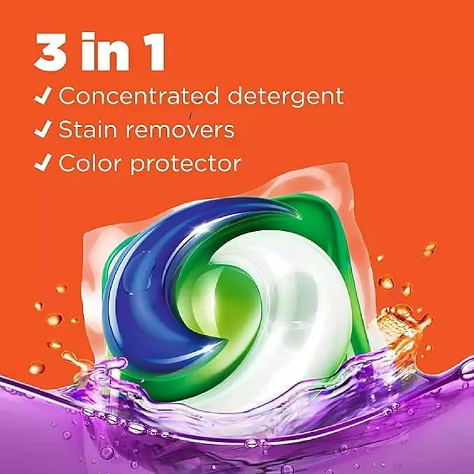 TIDE PODS Laundry Detergent Soap Pacs, Spring Meadow Scent, Powerful 3-in-1 Clean, HE Compatible, 156 Count (4 Bags)