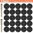 thumbnail image 1 of 27Pcs Mini Metal Small Cutting Discs Ø32Mm 2X Mandrel Proxxon Tools, 1 of 10