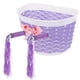 thumbnail image 2 of Kids Bicycle Handlebar Basket Practical Storage For Children Bike Outdoor Cycling Purple 21.00X13.00X10.00CM Wear-Resistant 1 Set, 2 of 5
