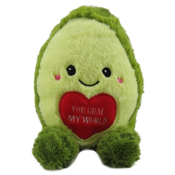 Amscan “You Guac My World” Avocado Valentine Plush Toy – 2 Count