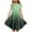 Army Green, variant on Ashirexll Summer Dresses for Teens, Girls Dresses Size 10-12, Girls Summer Dress for 6-15 Fashion Gradient Color Dress with Pockets Short Sleeve Round Neck A-Line Dress