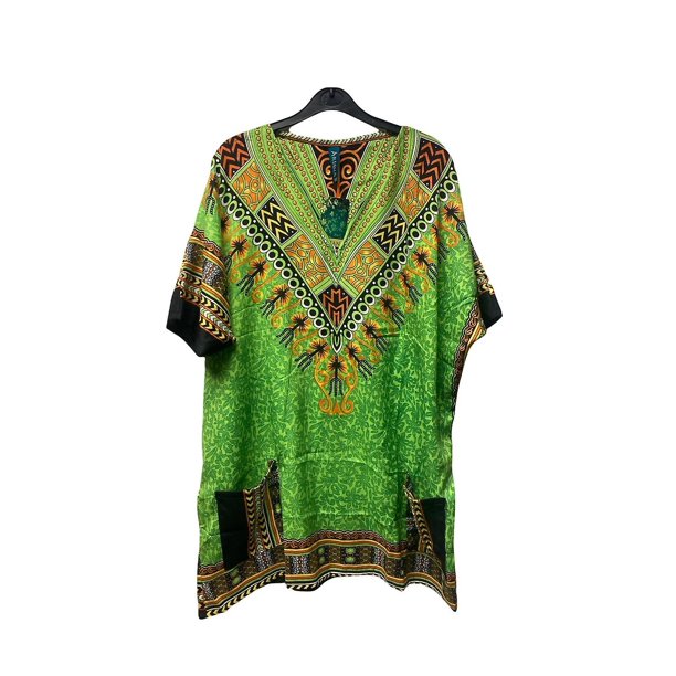 Nuevo vestido caftán africano corto para mujer talla libre verano/vacaciones África 08 Reino Unido