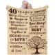 thumbnail image 1 of LHSHID Best Anniversary Marriage Gift Blanket Flannel Soft and Comfortable Anti static Bed Sofa Blanket 50x60in, 1 of 6