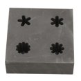 thumbnail image 4 of Graphite Mould, 4 Shapes Flower Shape Graphite Molds Exquisite Workmanship Energy Saving Smoother Surfaces High Density  For Home, 4 of 8