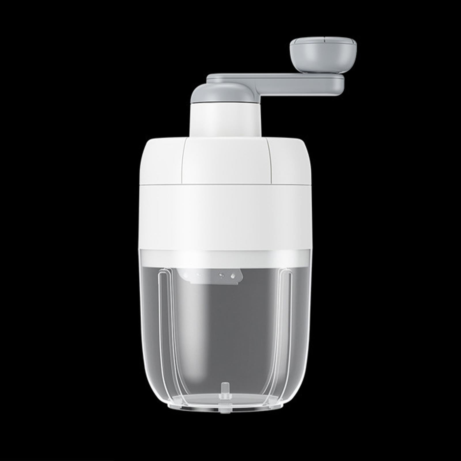 XKHBDL Hand-cranked Shaver Ice and Snow Cone Machine, Manual Shaved Ice Machine Household Protable Small Slushie Machine - BPA Free