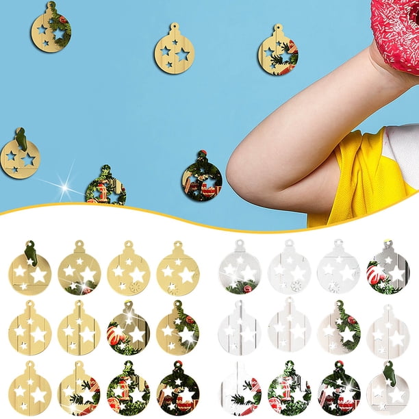 Pegatinas Navideñas onlyliua Ofertas Del Día Liquidación Contiene 12 Pegatinas