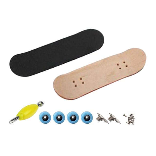 Monopatín para Dedos, monopatín con Dedos, Mini diapasón de Madera de Madera, Juguete, Mini monopatín con Dedos, diseño fácil de Usar
