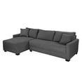 thumbnail image 2 of Love Chaise Esquinera Izquierdo Dicasa Smoky Petit 3 Plazas Gris para Sala, 2 of 10