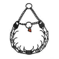 Herm Sprenger Black Stainless Steel Prong Dog Training Collar Ultra-Plus Pet Pinch Collar No-Pull Collar for Dogs Anti Pull Training Collar Made in Germany 2.25mm x 16in Small