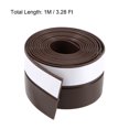 thumbnail image 2 of Uxcell Self Adhesive Weather Stripping Frameless Door Bottom Seal for Doors Brown 25mm x 3.28ft, 2 of 5