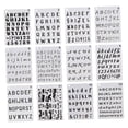 thumbnail image 4 of 12 Plantillas de Letras para Pintar Y Dibujar, Plantillas para Diarios, álbumes de Recortes, Pinturas en para Grafitis Y Decoraciones para, 4 of 8