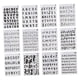 thumbnail image 4 of 12 plantillas de letras para pintar, plantillas de números del alfabeto, fáciles de limpiar, suministros de dibujo para diario, manualidades,, 4 of 8