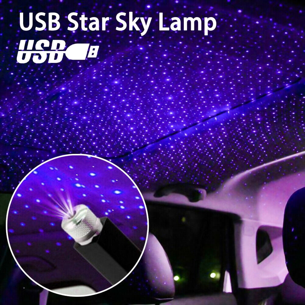 USB Car Interior LED Light Roof Room 