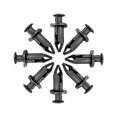 thumbnail image 2 of Labwork 100x Car 8mm Dia Hole Plastic Rivets Fastener Auto Fender Bumper Push Pin Clips, 2 of 5