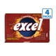 Chewing-gum à la cannelle Excel, sans sucre, 12 pastilles, paquet de 4 – image 4 sur 4