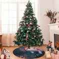 thumbnail image 7 of Sikiie Whimsical Axolotl Fantasy 30-48 inches {designName} Print Christmas Tree Skirt Snowman Xmas Tree Skirt with Edge Christmas Decorations for Holiday Party-48", 7 of 7