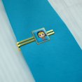 thumbnail image 2 of Wonder Woman Cute Chibi Golden Lasso Square Tie Bar Clip Clasp Tack- Silver or Gold, 2 of 6