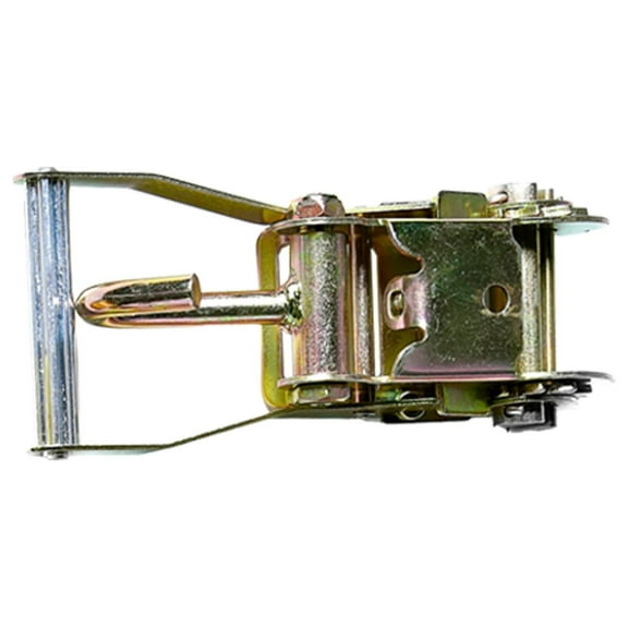 2 inch Ratchet Handle & Snap with J Hook f Race Car Hauler Tow Dolly Wrecker Truck Tie Down for Strap