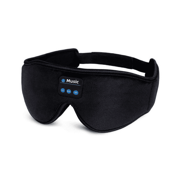 Sleep Headphones Bluetooth Sleep Mask 3D Wireless Music Sleeping Headphones Headband Eye Mask Sleep Earbuds for Side Sleepers Men Women