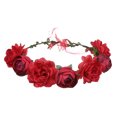 thumbnail image 1 of Corona de flores diadema diadema diadema aro, 1 of 5