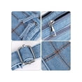 thumbnail image 3 of Deago Women's Retro Small Denim Shoulder Bag Crossbody Handbags Casual Style Lightweight Jean Tote Purse (Blue), 3 of 8