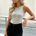thumbnail image 5 of Fewfanhot Women Summer Tops Loose Fit Casual Flowy Tank Tops Square Neck Trendy Sleeveless Summer Tops Clothes Spring Outfits 2026, 5 of 9