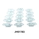 thumbnail image 5 of Monstrate Paquete de 15 signos de número de hexágono acrílico Festival boda fiesta cumpleaños asiento tarjeta Hotel restaurante café Decoración Kits de decoración para fiestas Plata Monstrate HA073737-02, 5 of 6