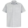 thumbnail image 2 of Red Kap Men's Short Sleeve Industrial Stripe Work Shirt, 2 of 4