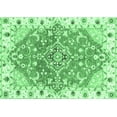 thumbnail image 1 of Ahgly Company Indoor Rectangle Abstract Emerald Green Modern Area Rugs, 4' x 6', 1 of 4