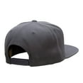 thumbnail image 4 of Argentina Decor Embroidered Wool Blend Prostyle Snapback - Dk Grey OSFM, 4 of 5