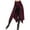 Red, variant on Sngxgn Women Skirt Vintage High Waist Pleated Skirt(Black,L)