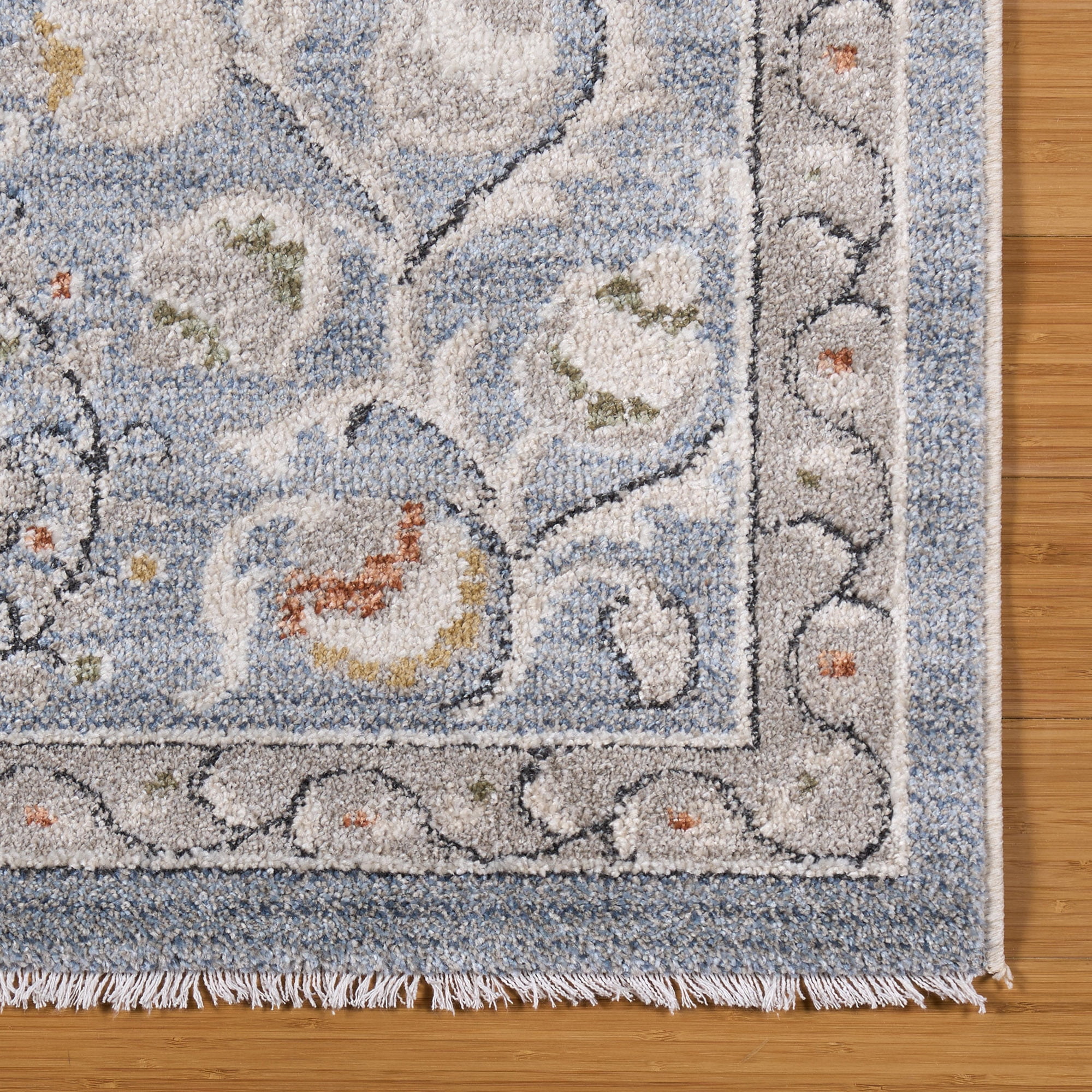 Paradis Orbis Traditional Oriental Blue Area Rug, 6x9