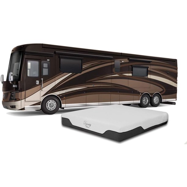 DynastyMattress 10Inch CoolBreeze Gel Memory Foam Mattress for RV