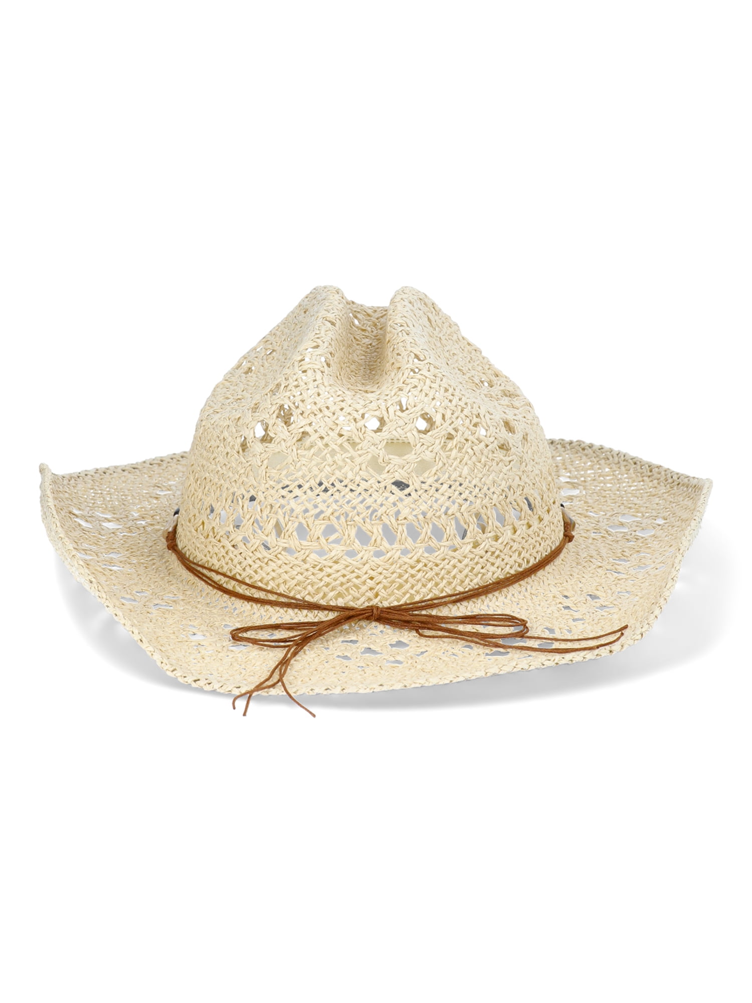 No Boundaries Paper Rancher Hat, Women’s, One Size, Tan