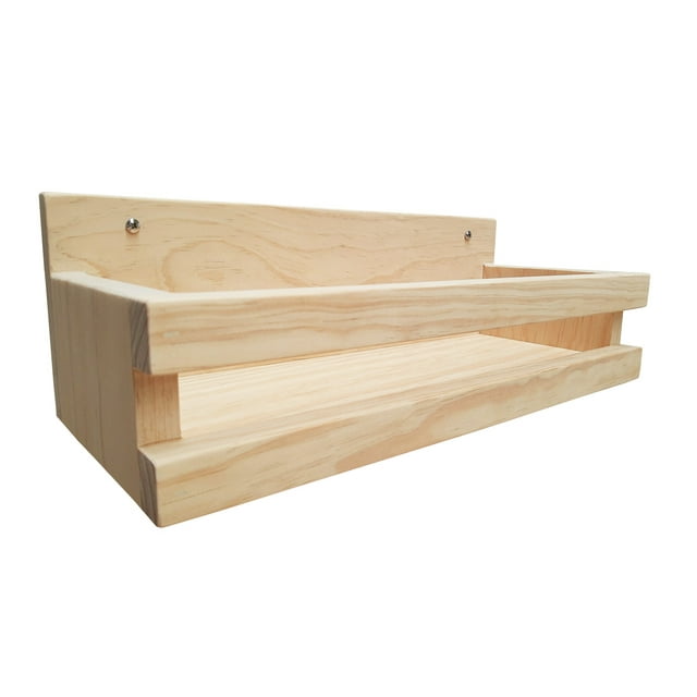 Repisa Organizadora Muebles GM 44 cm Madera de Pino Sin Pintar