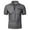 Dark Gray, variant on WAVSUF Lapel polo Shirt for Mens Soft Pique Polos T-Shirt Wine Size S