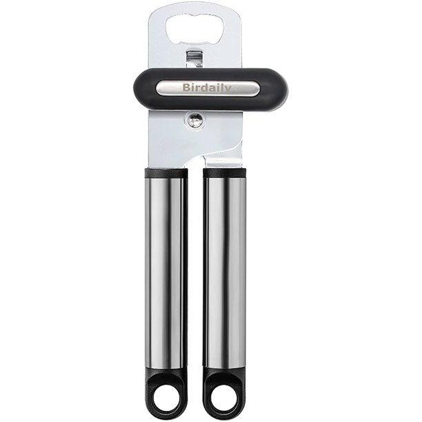 Can Opener Manual Can Openers Handheld 3in1 Stainless Steel Smooth Edge