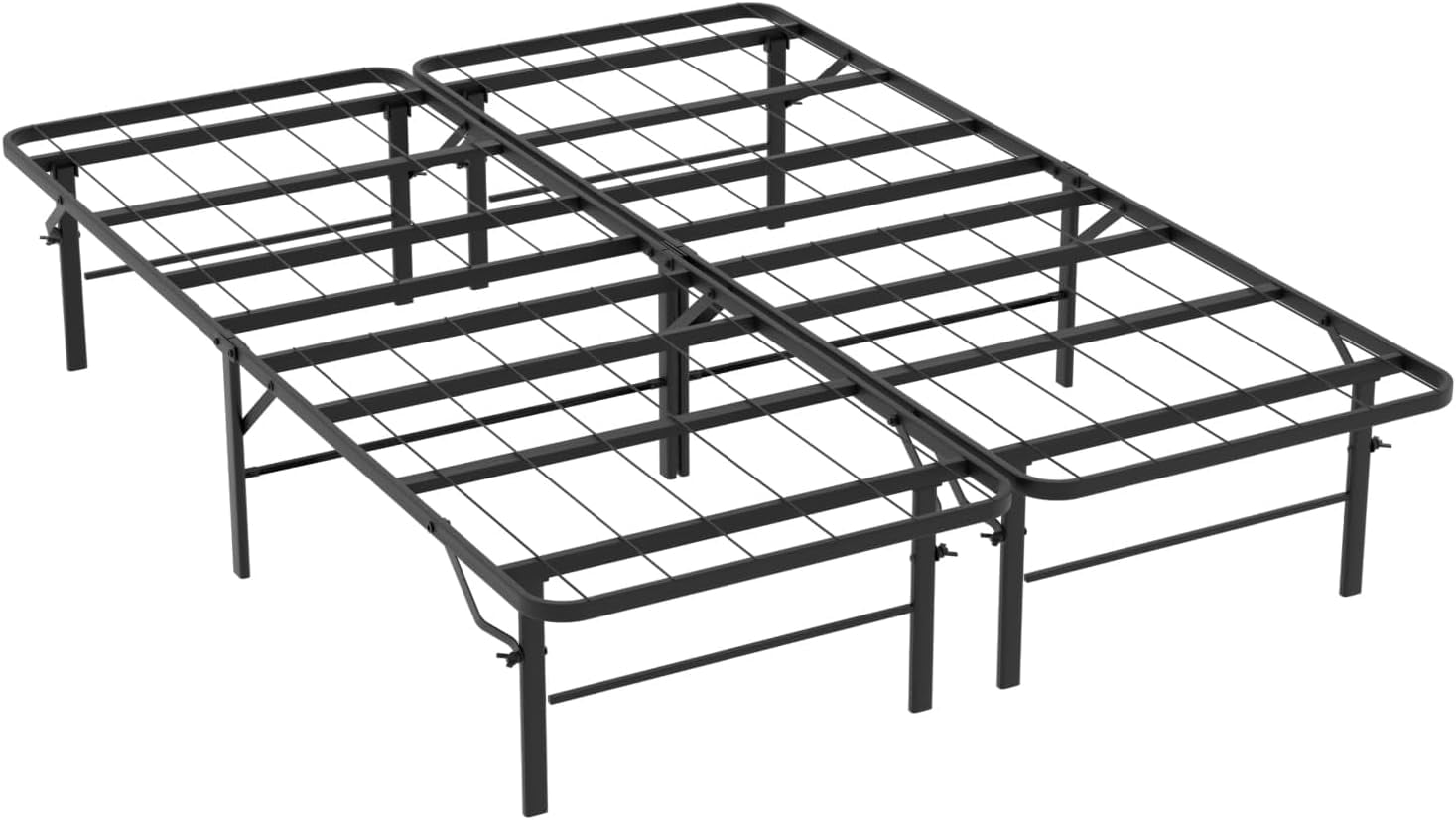 Full Size Bed Frame, Bed Frames with Support Up to 1000lbs Steel Slats
