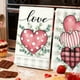 thumbnail image 5 of Lunxisen 6 Pcs Valentine's Day Kitchen Towels Dish Towels, Red Heart Hand Towels for Home Decoration Farmhouse Holiday Wedding Anniversary Birthday(23.6*15.8in), 5 of 9