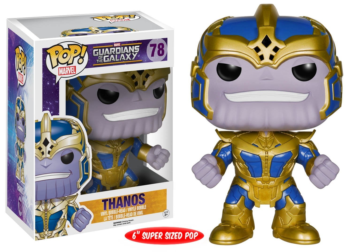 Funko Pop! Guardians Of The Galaxy - Thanos 6' Licensed Vinyl Figure - Walmart.com - Walmart.com