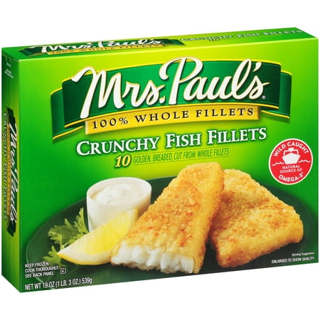 Mrs. Paul's® Crunchy Fish Fillets 10 ct Box
