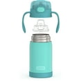 thumbnail image 4 of Thermos Baby Vacuum Insulated Stainless Steel 10 oz Straw Bottle, Green, 4 of 5