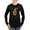Black, variant on - Halloween Letter C Witch Monogram Women's Long Sle - Women's Long Sleeve Graphic Tee Casual Fit