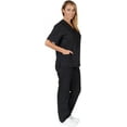thumbnail image 3 of Two Piece Scrub Set (Black, X-Large), 3 of 3
