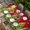 Green White Red, variant on Green Christmas Tree Table Cloths for 4 Foot Rectangle Tables, Xmas Tree Snowflake Winter Red Plaid Patio Waterproof Elastic Fitted Tablecloths, Washable Rectangular Table Cover for Camping