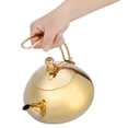 thumbnail image 3 of Tetera de acero inoxidable, Olla de Calentamiento rápido, Capacidad de 1,5 l, extraíbles, tratamiento de superficie de espejo, tecnología de soldado láser, para preparar té y y, 3 of 7