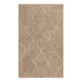 thumbnail image 3 of Unique Loom Trellis Shag Collection Area Rug - Diamond (5' x 8' Rectangle Beige), 3 of 9